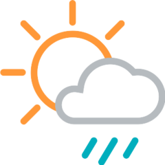 26/04/2024: intervals de núvols i pluja escassa