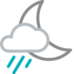 intervals de núvols i pluja escassa