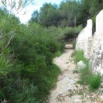 Accés a la Llobella abans de la remodelació