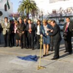 Inauguració de les obres del carrer Puríssima per part de la subdelegada del govern i les autoritats municipals