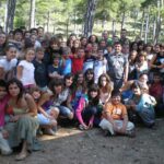 Xiquets participants al campament organitzat pel CIJ Carpe Vitae i la Regidoria de Joventut