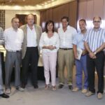 Els batles i regidors presents en la trobada sobre la sostenibilitat organitzada per Levante-EMV
