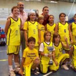L'Escola Municipal de Dènia,   campions de la categoria Benjamí Mixte del II Torneig d'Escoles de Bàsquet Vila de Benissa 