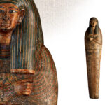 Cartell de l'exposició del MARQ "L’enigma de la mòmia. El ritus funerari en l’Antic Egipte"