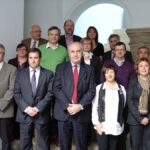 Membres de la Junta Executiva del Fons Valencià amb el conseller Rafael Blasco