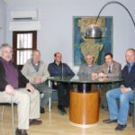 Reunió de la nova junta directiva d'ATEBE amb el batle i el regidor de promoció econòmica