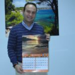 José María Serna amb el calendari de medi ambient de 2011