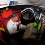 Alex Pella, a l'interior de l'Estrella Damm