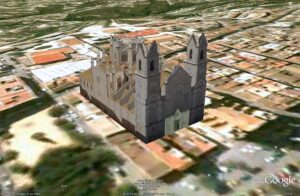 Model en 3D de l'església de la Puríssima Xiqueta