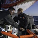 Pepe Ribes i Alex Pella a bord de l'Estrella Damm. Copyright Miquel Casanelles Pepe Ribes i Alex Pella a bord de l'Estrella Damm. Copyright Miquel Casanelles