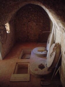 Interior restaurat del Molí del Quisi