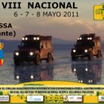 Cartell de la VIII Trobada Nacional Club Land Rover TT Espanya