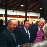 El sotssecretari de Turisme, el batle i el regidor de Turisme durant la inauguració de la IV Mostra Gastronòmica de Benissa