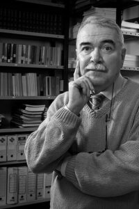 Francesc Pérez i Moragón, president dels XXXI Premis Literaris 25 d'Abril de Benissa, l'any 2011 - Fotografia de Francesc Vera