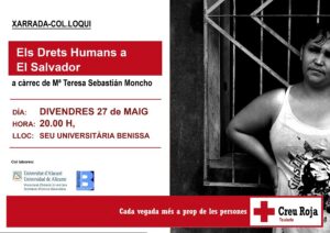Certell de la xerrada "Els drets humans a El Salvador"