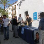 Estand del PP al mercat amb motiu de les eleccions locals de 2011