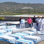 Visita del regidor Xavier Estupiñá a les obres del Taller d'Ocupació Marina Alta