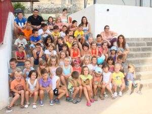 Xiquets participants a la 1a quinzena de l'Escola d'Estiu de Benissa 2011