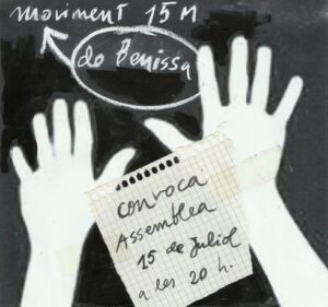 Cartell del 15M a Benissa