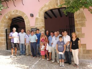 Els membres de l'Agrupació Filatèlica Benissa celebren el Dia de Sant Gabriel