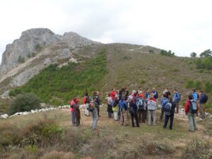 Participants a l'excursió al "Castellet" de Castell de Castells