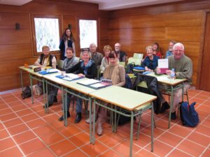 Alumnes del curs de Castellà per a residents europeus