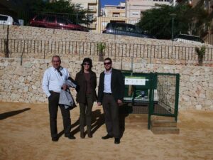 Inauguració del WC Ca al parc de la Capella