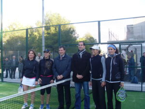 Inauguració de les pistes de pàdel