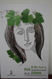 Cartell guanyador del IV Concurs de Cartells anunciadors del mes de la dona