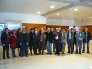 Participants a la presentació de la V Mostra Gastronòmica