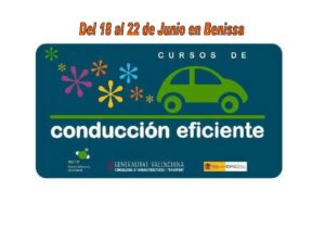 Cartell del curs de conducció eficient a Benissa