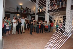 Inauguració de l'exposició "3 al centre" al Taller d'Ivars de Benissa
