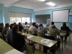 Sessió del curs d'agricultura ecològica a Benissa