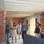 Visita de la Directora General de Patrimoni Cultural a les cases del carrer Puríssima