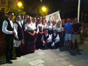 Una agrupació al Festival Folklòric Internacional de Benissa