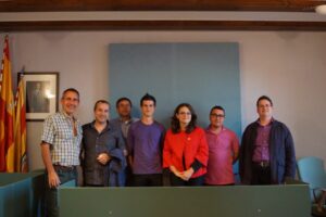 Els membres del Bloc de Benissa amb Mònica Oltra