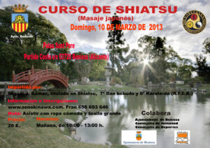 Cartell del curs de shiatsu a Benissa