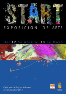 Cartell de l'exposició "Start" a Benissa