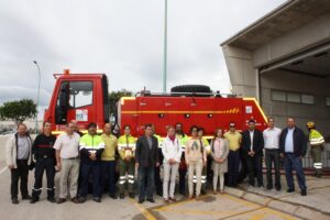 Presentació del camió autobomba a Benissa