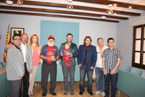 Recepció de l'avi Joan Casals a l'ajuntament