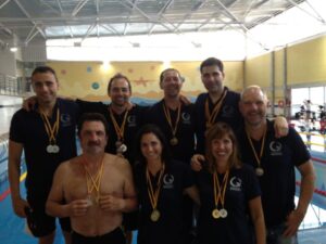 Els membres del Club Natació Benissa a Albacete