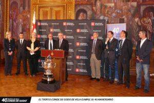 Presentació del 40é Trofeu de Vela Comte de Godó amb la presència del benisser Pepe Ribes