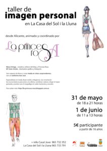 Cartell del taller d'imatge personal a Benissa