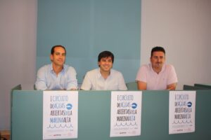 Els regidors d'Esports de Teulada,   Benissa i Xàbia presenten a Benissa el 1r Circuit d'Aigües Obertes de la Marina Alta