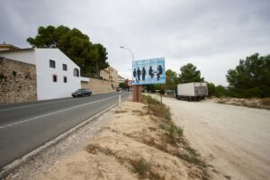 Vista de l'entrada sud de Benissa