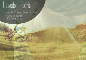 Cartell del llavador poètic 2013 al Llavador de Núsols de Benissa