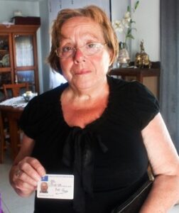 Rosario mostra una foto de José Crespo