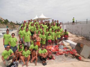 Els voluntaris de la XII Neteja Submarina i Litoral de Benissa