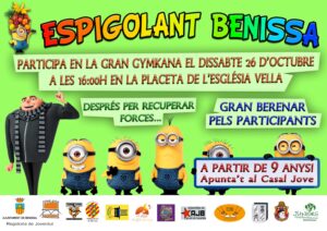 Cartell de la gimcana "Espigolant Benissa"