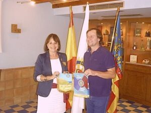 La governadora amb Isidor Mollá